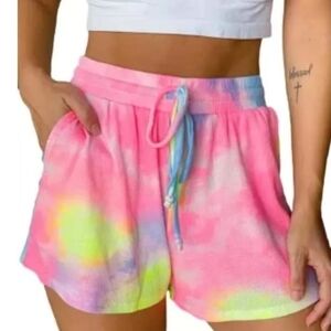 Vibrant Tie-Dye Shorts